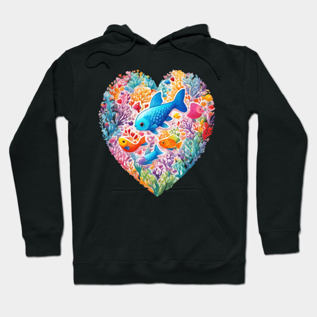 Sea Fish Hoodie by animegirlnft