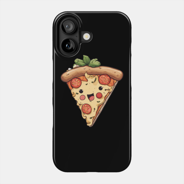 Kawaii Pizza Phone Case by animegirlnft