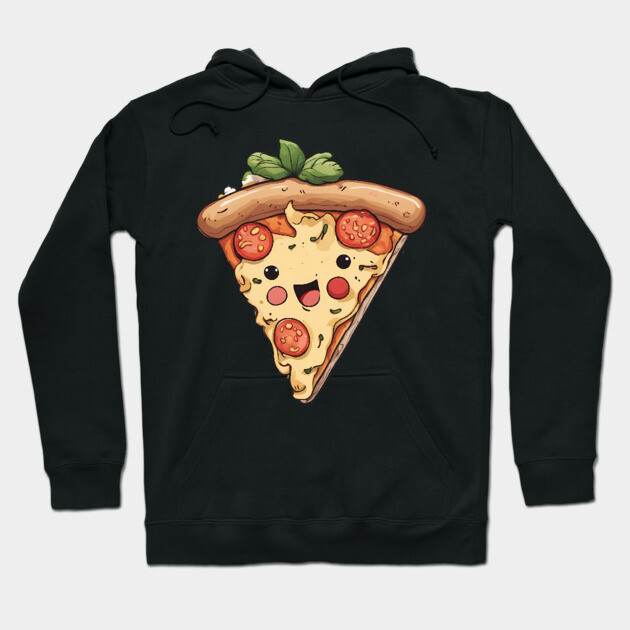 Kawaii Pizza Hoodie by animegirlnft
