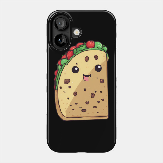 Kawaii Taco Phone Case by animegirlnft