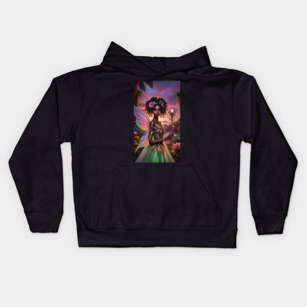 African Fairy Kids Hoodie by HolidayBug