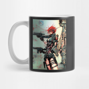 Esher having a bad day in space dystopia Mug