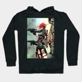 Esher having a bad day in space dystopia Hoodie