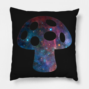 Trippy Mushroom tie dye Pillow