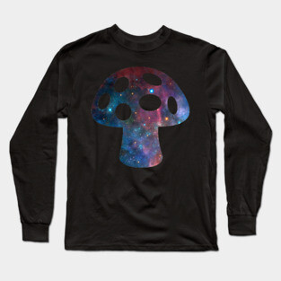 Trippy Mushroom tie dye Long Sleeve T-Shirt