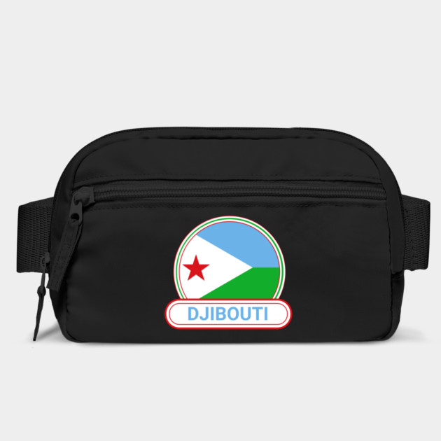 Djibouti Country Badge - Djibouti Flag by Yesteeyear