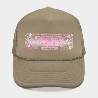 Life Quote Hat