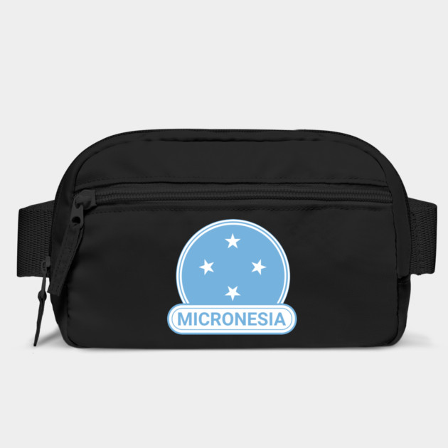 Micronesia Country Badge - Micronesia Flag by Yesteeyear