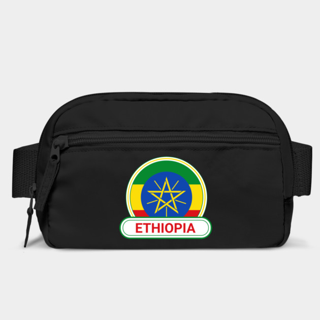 Ethiopia Country Badge - Ethiopia Flag by Yesteeyear