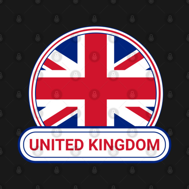 United Kingdom Country Badge - United Kingdom Flag by Yesteeyear