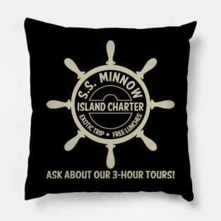 Gilligans Island logo Pillow