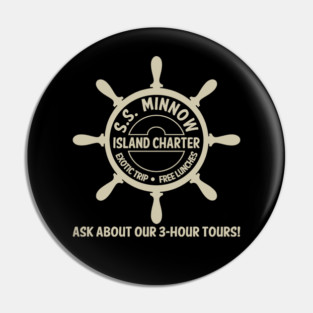 Gilligans Island logo Pin