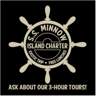 Gilligans Island logo Posters and Art