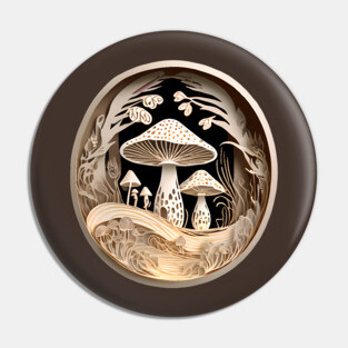 Mushroom Pin