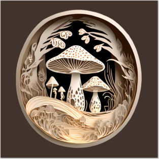 Mushroom Posters and Art