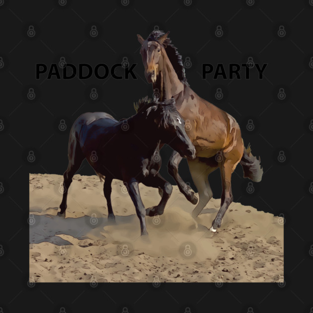 Paddock Party - Funny Horse by Lakeric