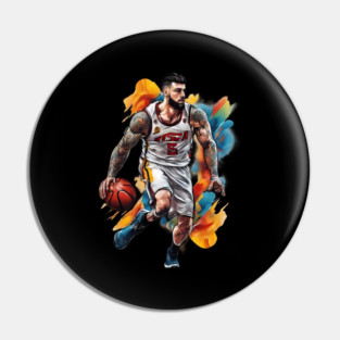 Basketball Player Pin