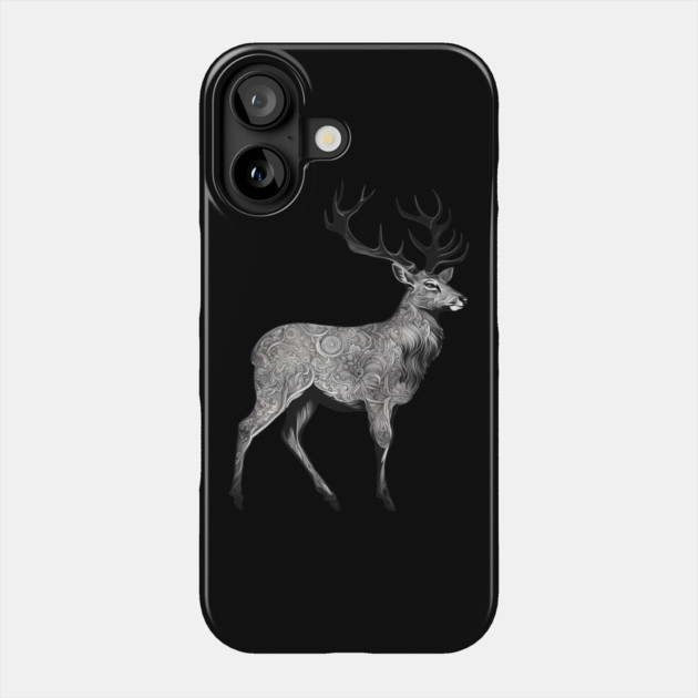 Deer Tattoo Phone Case by animegirlnft