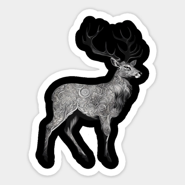 Deer Tattoo Magnet by animegirlnft