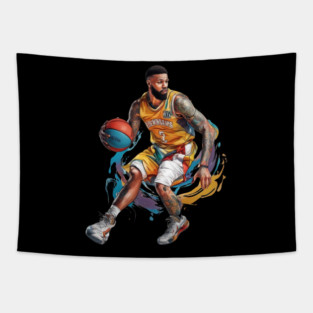 Basketball Dribble Tapestry