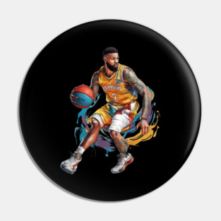 Basketball Dribble Pin