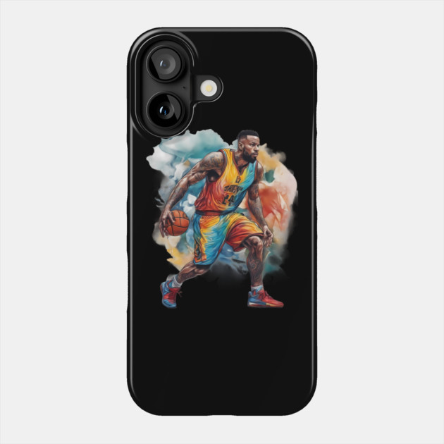 Basketball Art Phone Case by animegirlnft