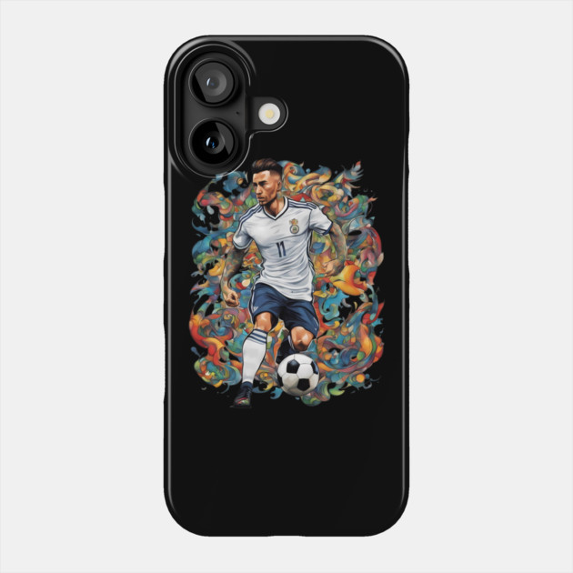 Football Soccer Graffiti Phone Case by animegirlnft