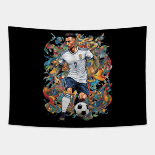 Football Soccer Graffiti Tapestry