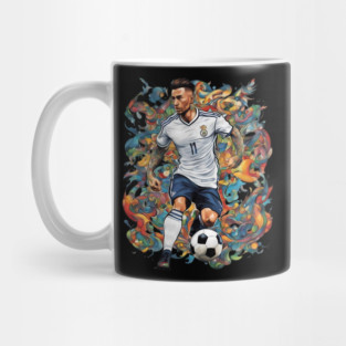 Football Soccer Graffiti Mug