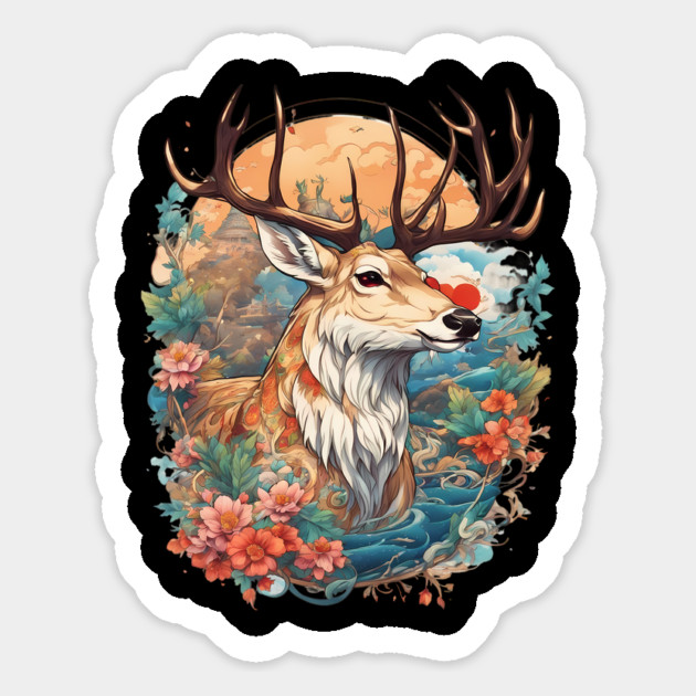 Deer Design Magnet by animegirlnft