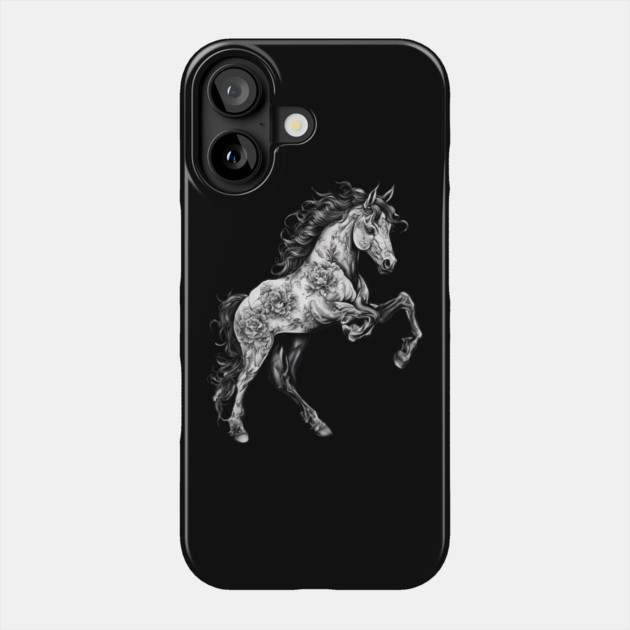 Horse Tattoo Phone Case by animegirlnft