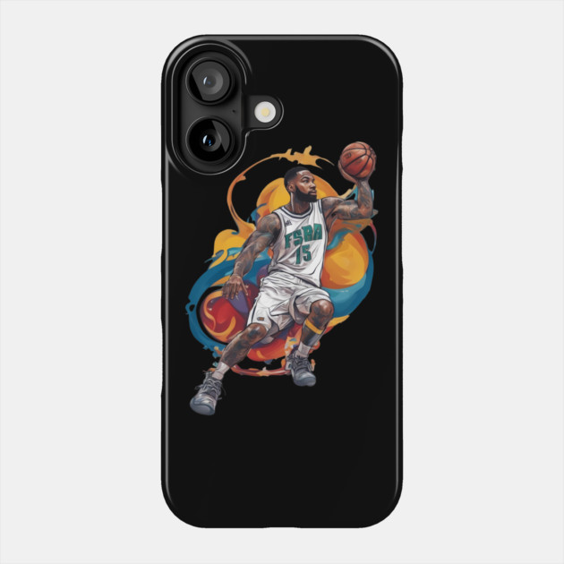 Basketball Hoop Player Phone Case by animegirlnft