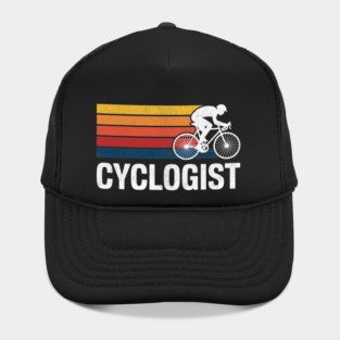 Retro Vintage Cycologist Mountain Road Bike Cycling Funny Racing Cyclist Hat