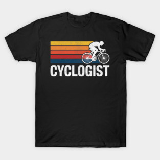 Retro Vintage Cycologist Mountain Road Bike Cycling Funny Racing Cyclist T-Shirt