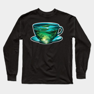Green tea cup Long Sleeve T-Shirt