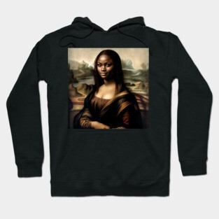Mona Lisa Reimagined: Celebrating Black History Month Hoodie