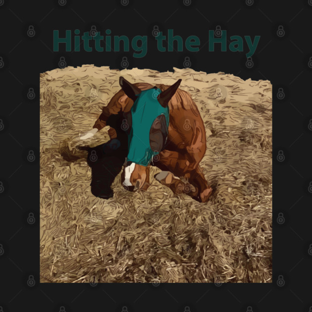 Hitting the Hay - Funny Horse by Lakeric