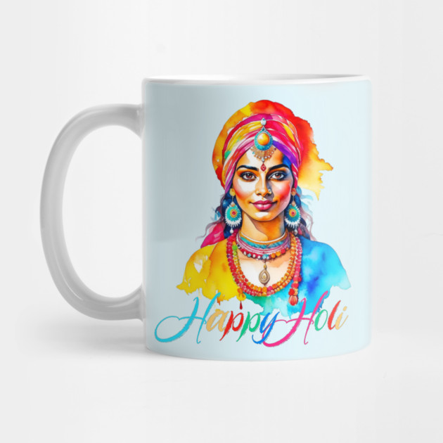 Happy Holi Woman by HolidayBug
