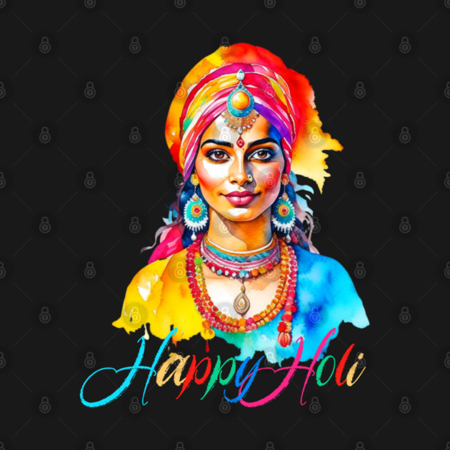 Happy Holi Woman by HolidayBug