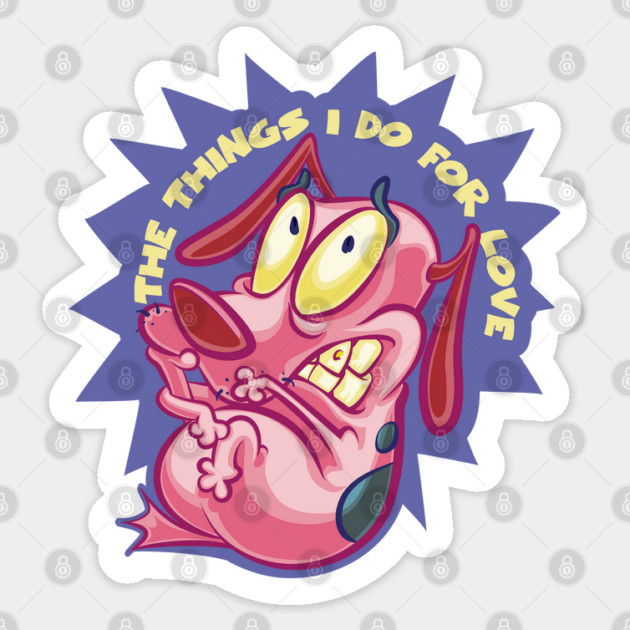 Courage Sticker by majanation