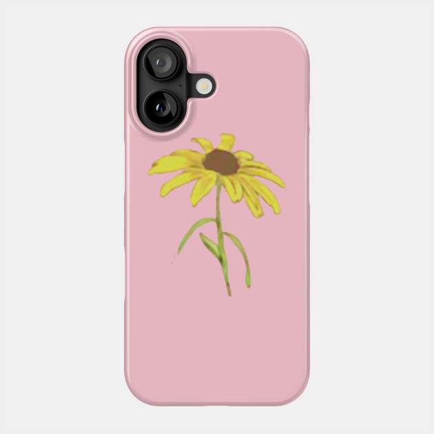 Yellow Wild Flower Phone Case by DonWillisJrArt