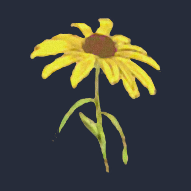 Yellow Wild Flower by DonWillisJrArt