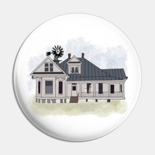 Haunted Horror Movie Home Pin