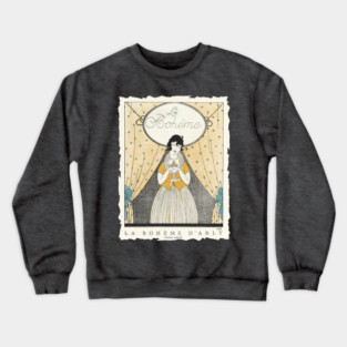 Ad for La Boheme Perfume Crewneck Sweatshirt