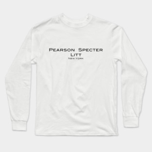 Suits - Pearson Specter Litt - Logo Long Sleeve T-Shirt
