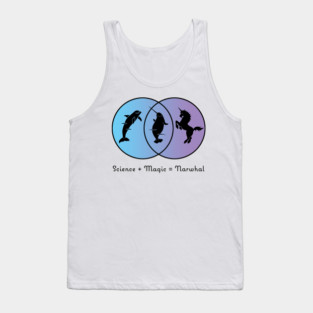 Science + Magic = Narwhal Tank Top