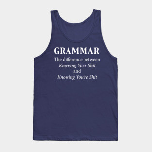 Grammar Tank Top