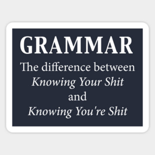 Grammar Sticker