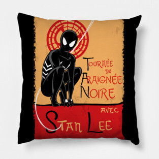 Le Black Spider Pillow