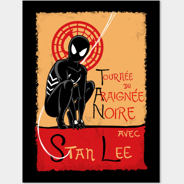 Le Black Spider Wall Art by juanotron